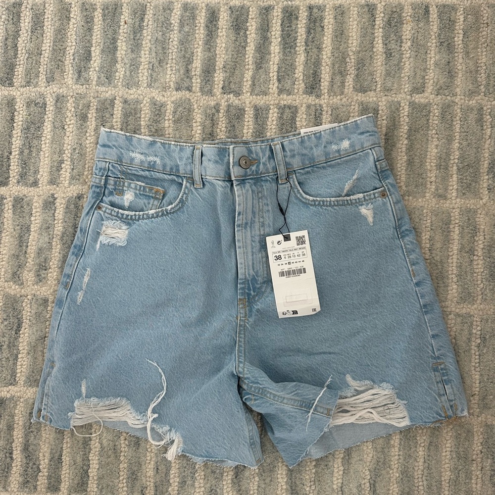 Zara denim shorts